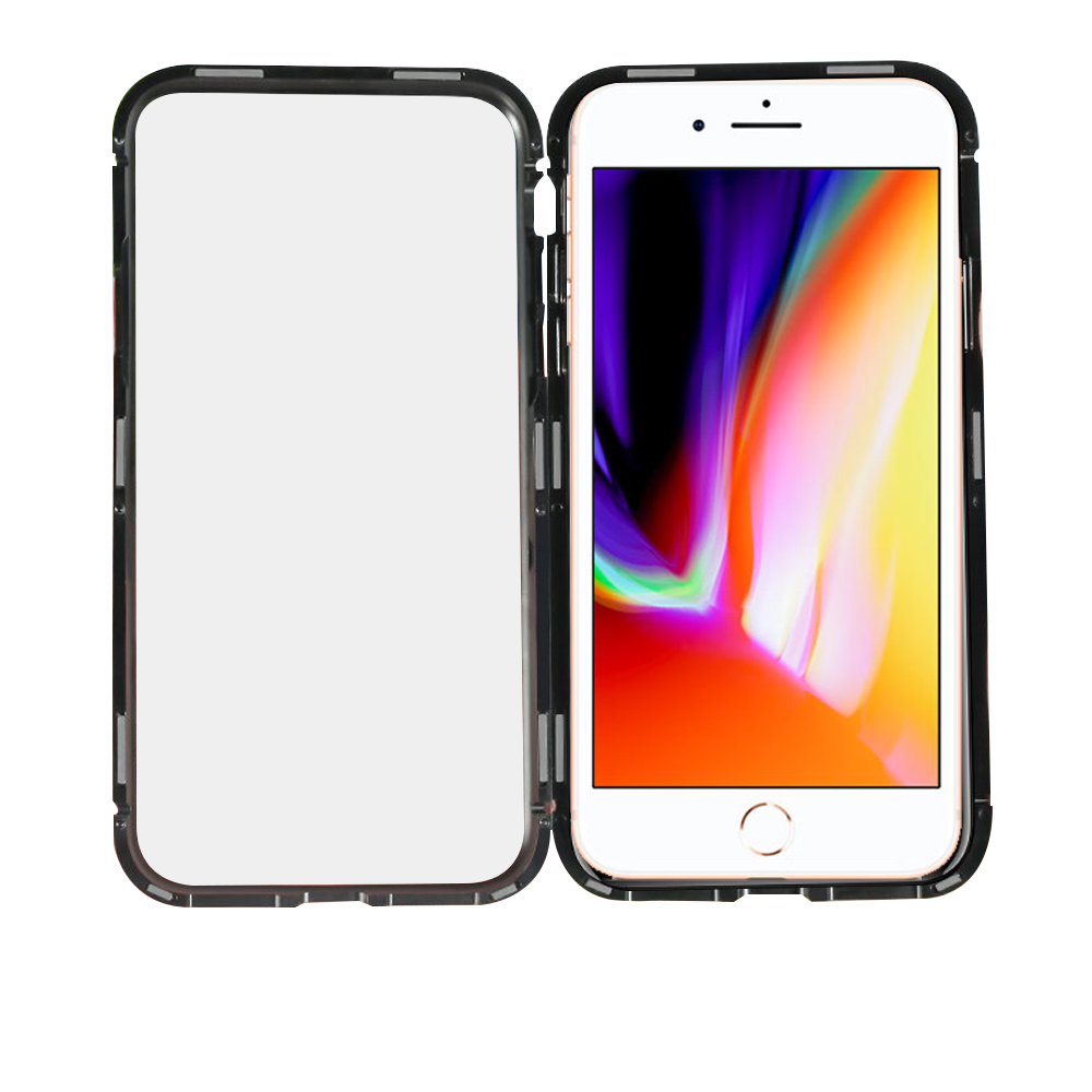 Compatible 360 Fashion Magnetic Case For iPhone 8 Plus